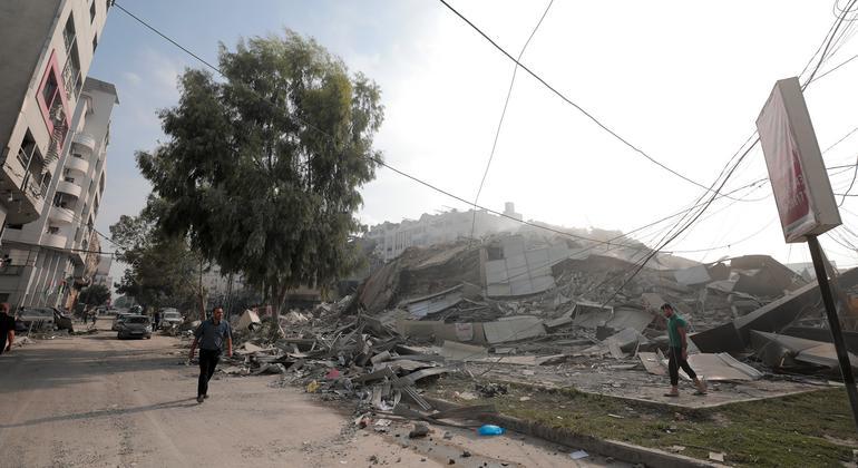 $!El número de civiles asesinados en Gaza no tiene paralelo ni antecedentes, afirma Guterres