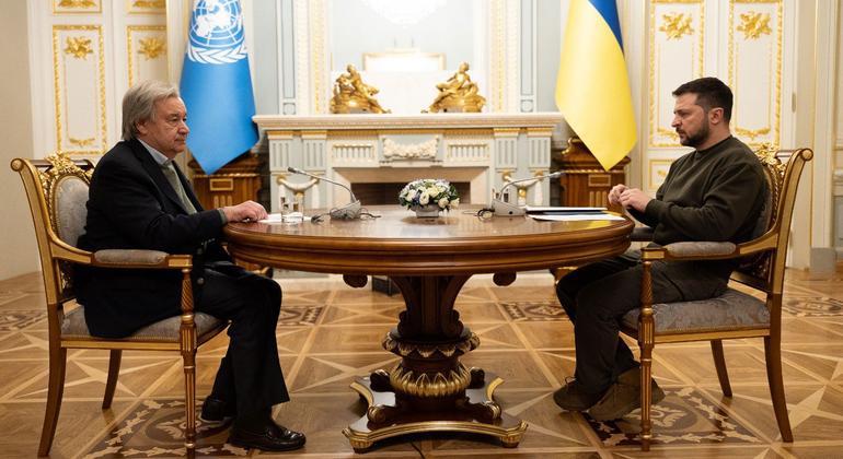 $!En Ucrania, Guterres se compromete a seguir buscando soluciones y paz