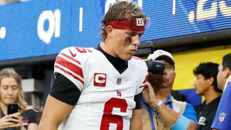 Los Giants enfrentan la posibilidad de perder a Jaxson Dart por toda la temporada.
