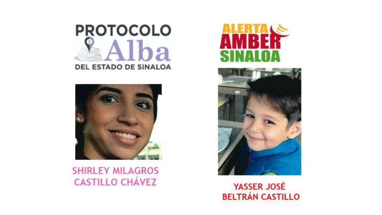 Madre e hijo se encuentran reportados como desaparecidos y se mitieron alertas de búsqueda.