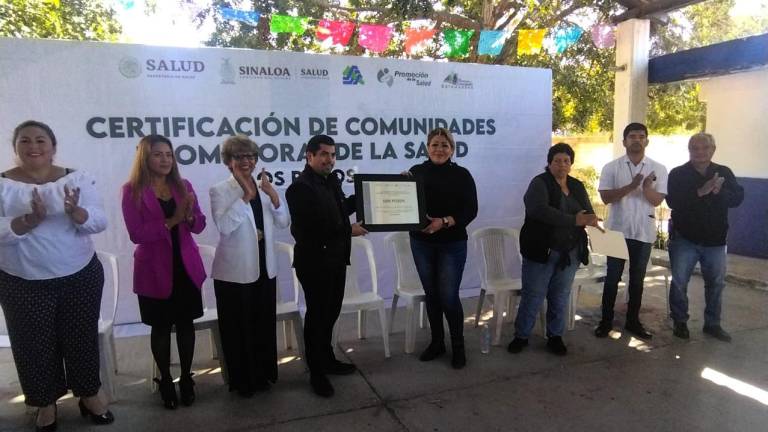 Certifican en Rosario a Los Pozos como Comunidad Promotora de la Salud