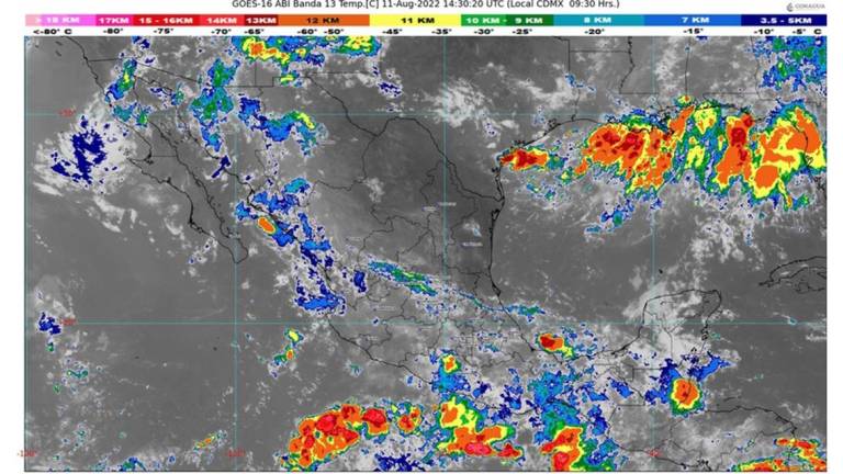 Sinaloa continuará registrando lluvias puntuales muy fuertes por la tarde