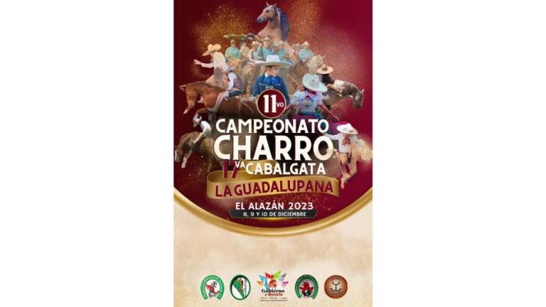 En Rosario, alistan la tradicional cabalgata guadalupana y campeonato charro.