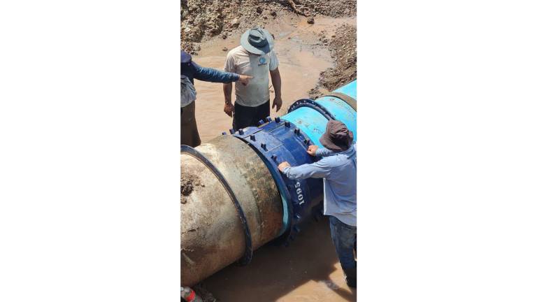 Cierre de la tubería que había registrado problemas y debió ser reparada, ocasionando el desabasto en un sector de Culiacán.