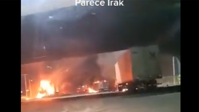 Reportan balacera, bloqueos y quema de camiones en Nuevo Laredo, Tamaulipas; consulado de EU emite alerta