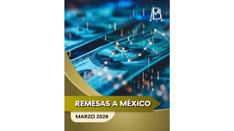 Informe de las remesas recibidas en México durante marzo de 2026.