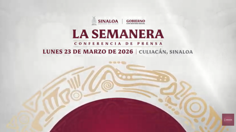 Conferencia Semanera del Gobernador Rubén Rocha Moya.