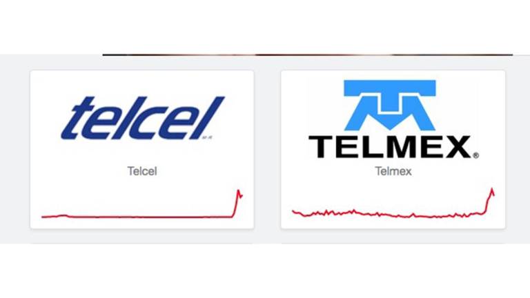 Reportan usuarios fallas en sus servicios de internet y telefonía de Telcel y Telmex