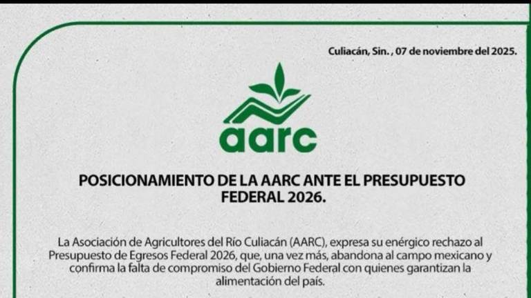 Posicionamiento de la AARC sobre el presupuesto para el campo en 2026.