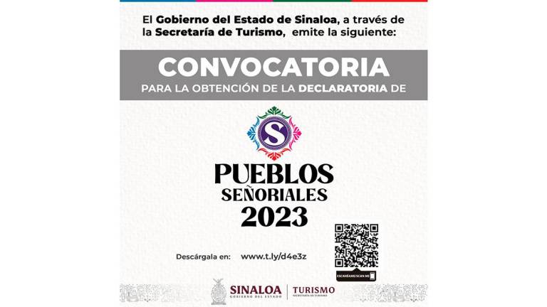 Convocatoria para la designación de comunidades de Sinaloa como Pueblos Señoriales.