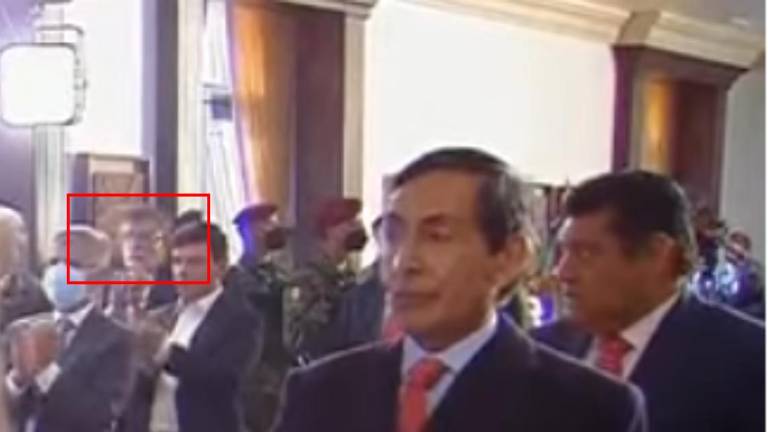 Julio Scherer Ibarra, uno de los asistentes al Tercer Informe de Gobierno de AMLO.