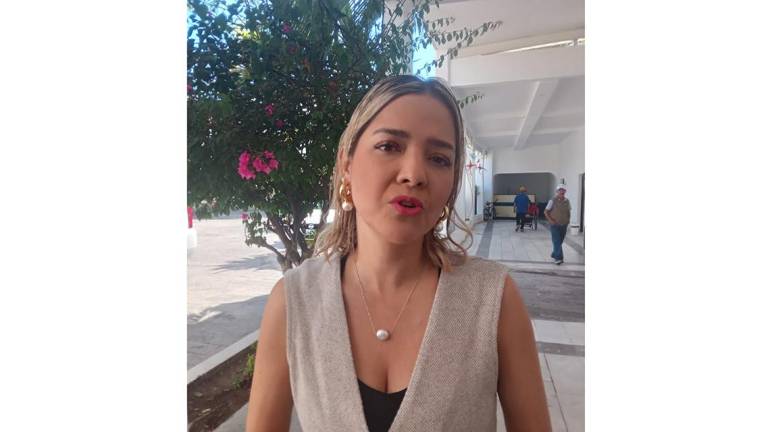 La Secretaria de Turismo en Sinaloa, Estrella Palacios Domínguez, habla sobre su posible postulación a la Alcaldía de Mazatlán.