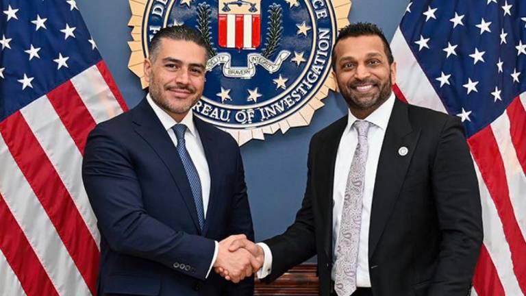 El Secretario de Seguridad Omar García Harfuch se reunió con el director del FBI, Kash Patel.