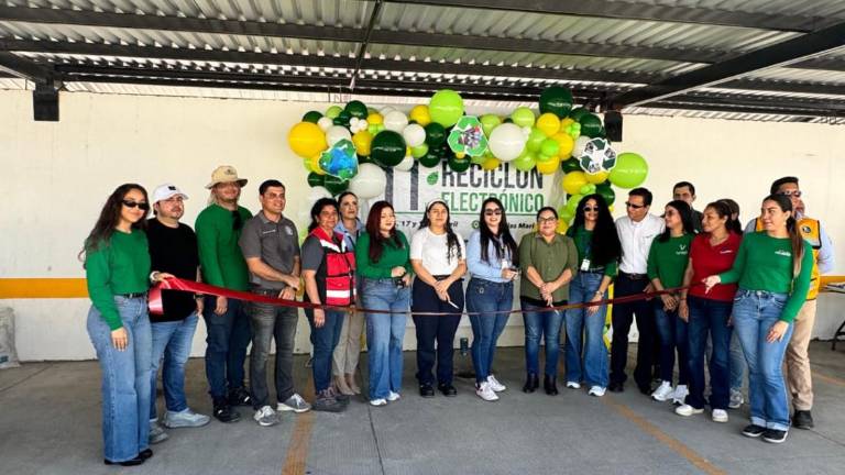Ponen en marcha en Mazatlán el Reciclón Electrónico.
