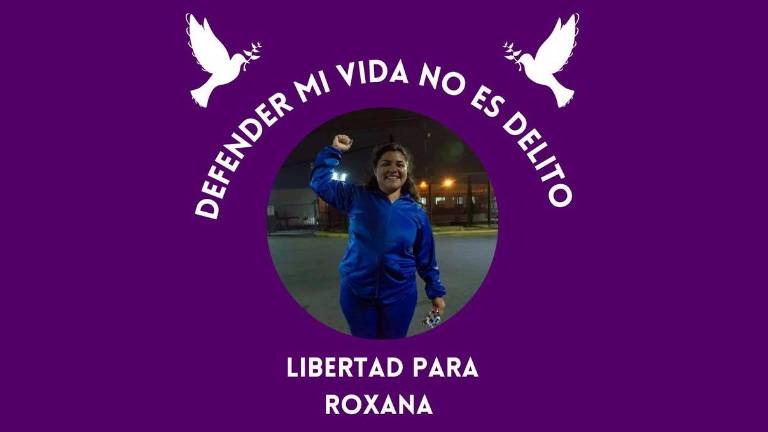 Campaña a favor de Roxana, joven sentenciada por homicidio al defenderse de su agresor sexual.
