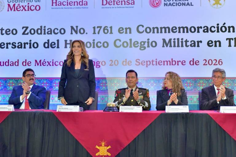 Honor y tradición resaltan el sorteo en territorio de Lotería Nacional que celebra el 50 Aniversario del Heroico Colegio Militar de Tlalpan