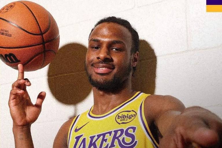 Bronny James consigue sus primeros puntos NBA en el estadio más especial