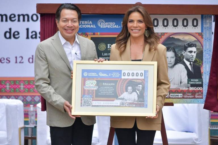 Con billete conmemorativo, la SEP y Lotería Nacional reconocen a las maestras y los maestros como pilares de la transformación de México