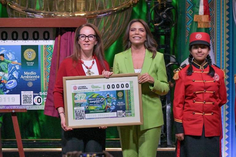 Semarnat y Lotería Nacional presentan billete que difunde el Día Mundial del Medio Ambiente con el mensaje “México juega limpio”