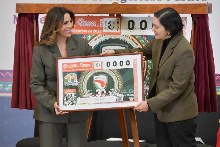 Lotería Nacional lanza billete para conmemorar 30 años del SNSP