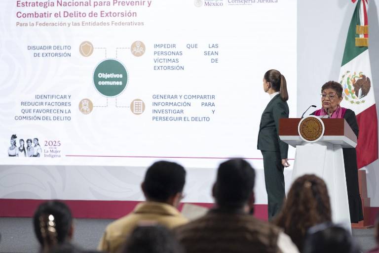 Sheinbaum enviará al Congreso iniciativa para que la extorsión se persiga de oficio y tenga penas de hasta 15 años