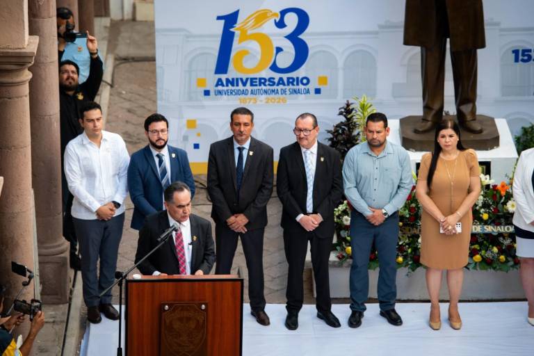Encabeza el Rector Jesús Madueña los festejos por el 153 Aniversario de la UAS, reafirmando su compromiso con la excelencia, el humanismo y el futuro de Sinaloa