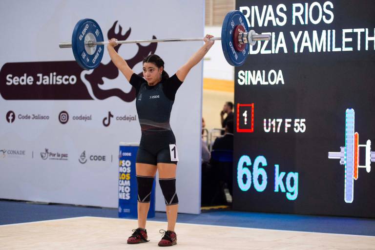 Buen arranque para la Sinaloa en halterofilia femenil