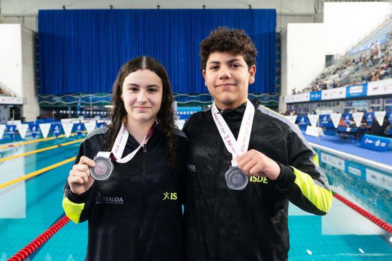 Paloma Luna y Bryan Meza dan más medallas para Sinaloa en la Olimpiada Nacional de Natación