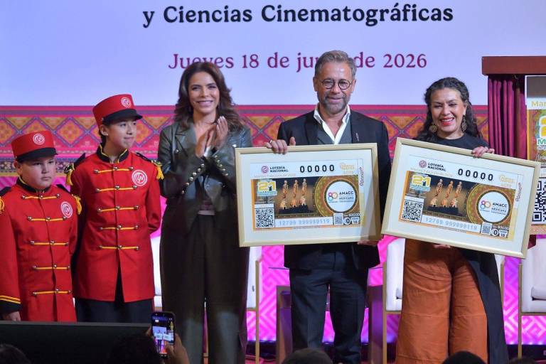Con billete conmemorativo, Lotería Nacional rinde homenaje a la Academia Mexicana de Artes y Ciencias Cinematográficas por su 80 Aniversario y legado cultural