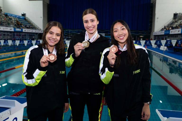 Cierra Sinaloa la Olimpiada Nacional de Natación con tres medallas