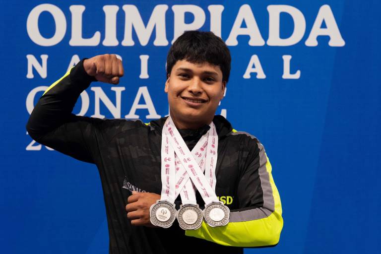 Sinaloa cierra con seis medallas en halterofilia varonil y suma 20 preseas totales en la Olimpiada Nacional Conade 2025