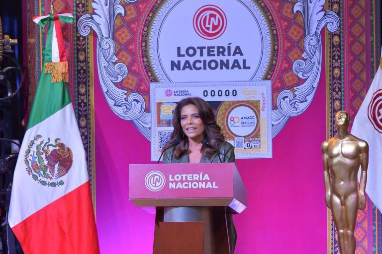 Con billete conmemorativo, Lotería Nacional rinde homenaje a la Academia Mexicana de Artes y Ciencias Cinematográficas por su 80 Aniversario y legado cultural