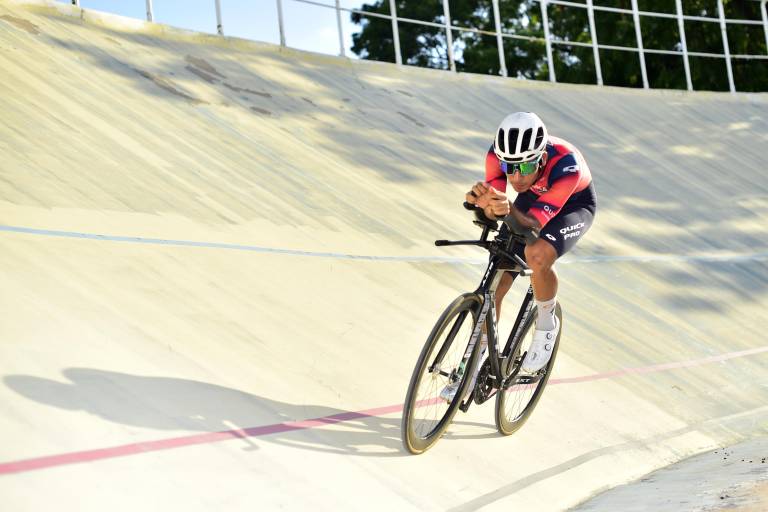Máximo Kaled Estrada y Jared Zamudio afinan detalles para el Mundial Juvenil de Pista