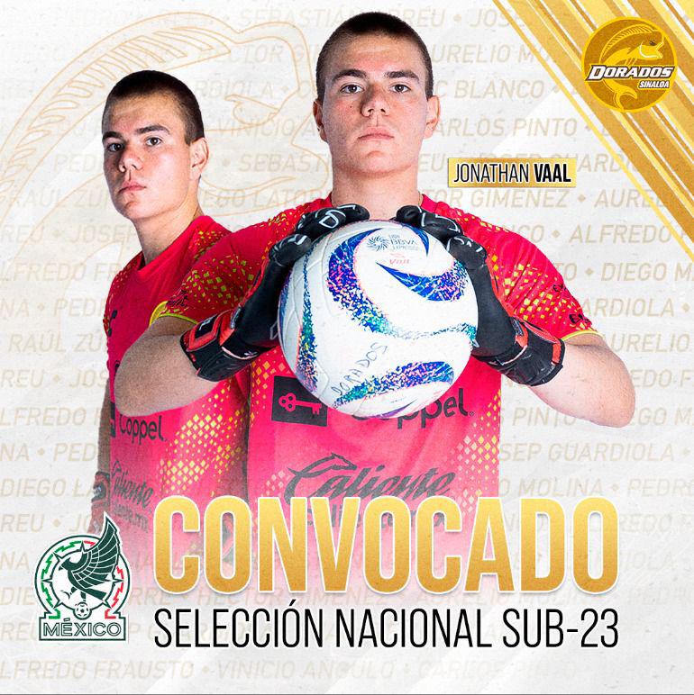 $!Jonathan Vaal, portero de Dorados de Sinaloa, es convocado a Selección Mexicana