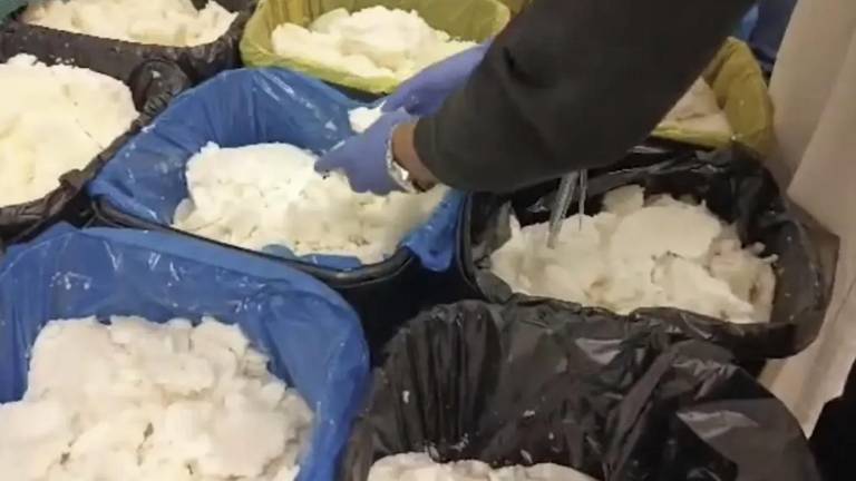 En Madrid aseguraron un cargamento de metanfetamina procedente de México.