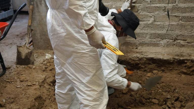 La Fiscalía General de Justicia del Estado de México excavan en casa de presunto feminicida de Atizapán, buscan restos de otras posibles víctimas.