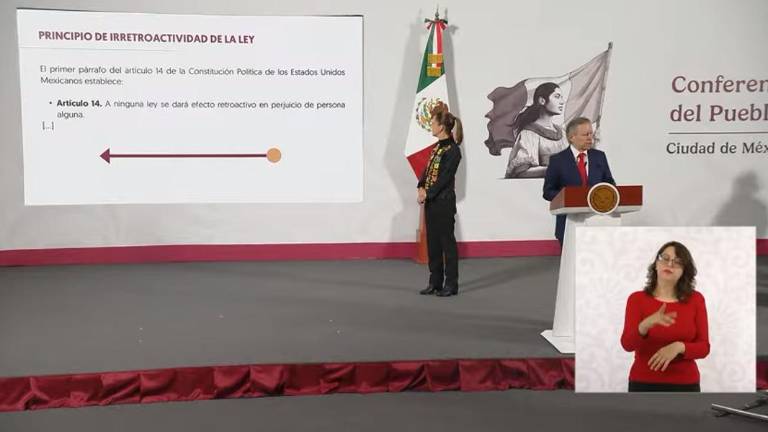 Arturo Zaldívar sugiere a legisladores eliminar de la reforma a la Ley de Amparo la retroactividad.