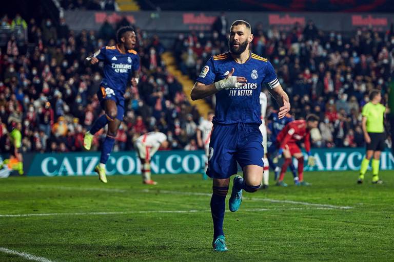 Gol de Benzema da la victoria al líder Real Madrid ante el Rayo Vallecano