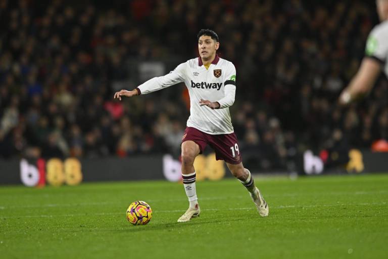 Edson Álvarez y West Ham dividen puntos con Bournemouth