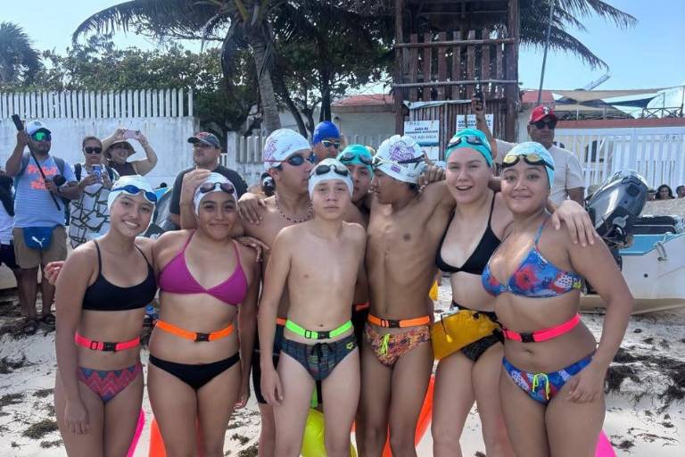Califican 3 mazatlecos a la final de la Olimpiada Nacional de Aguas Abiertas