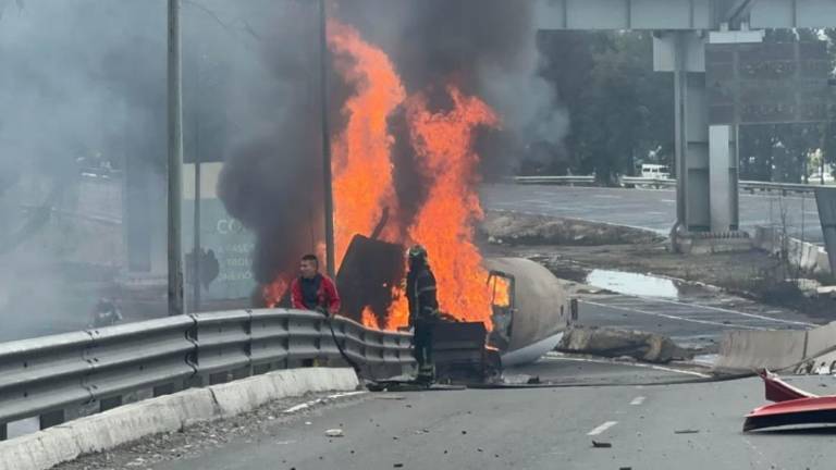 El 10 de septiembre se registró la volcadura y explosión de una pipa en la Ciudad de México.
