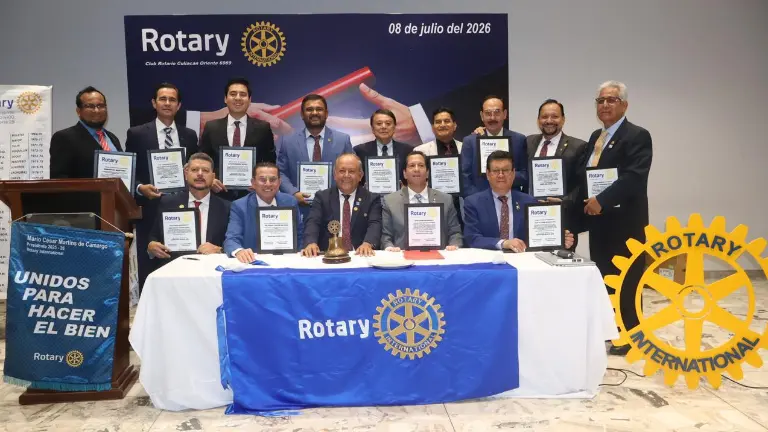 Rinde protesta la nueva mesa directiva del Club Rotario Culiacán Oriente