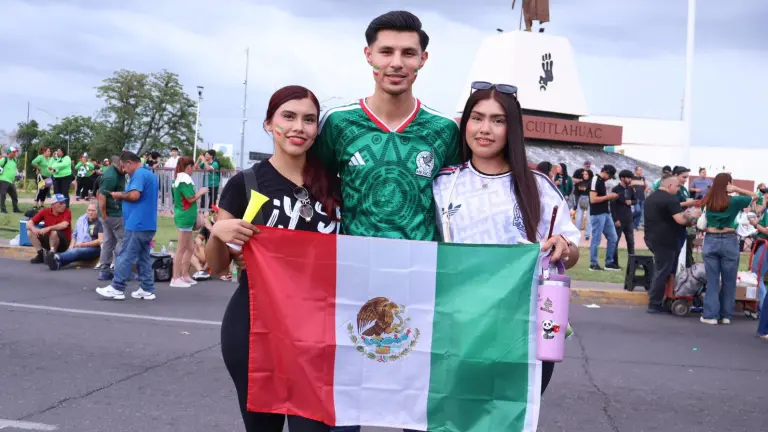 Arman la fiesta en ‘La Canasta’ en apoyo a la selección mexicana