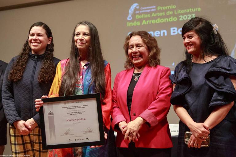 ‘Inés es una luz que siento sobre mí ante su presencia’: Carmen Boullosa