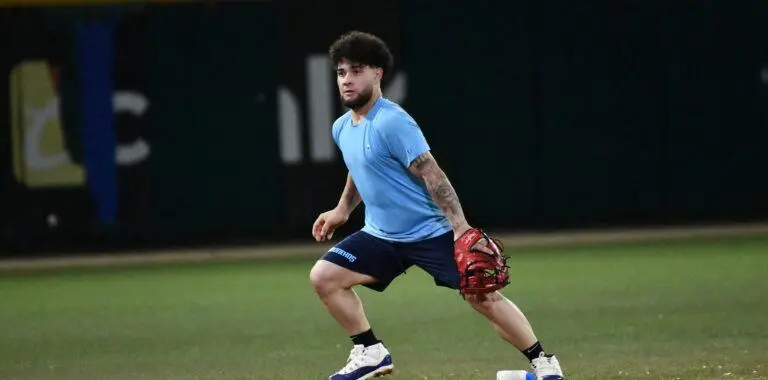 Alberto Barriga fue de las novedades en el campamento de Algodoneros de Guasave.