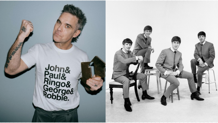 Robbie Williams y The Beatles.