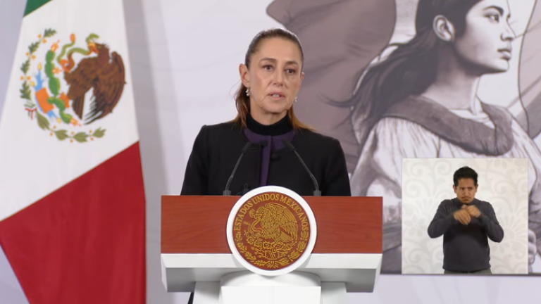 La Presidenta de México Claudia Sheinbaum Pardo reconoce a las Fuerzas Armadas tras operativos del domingo.