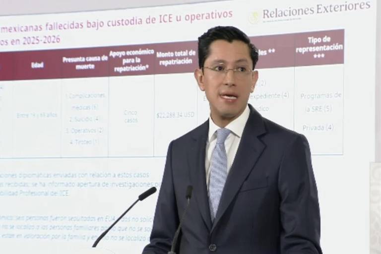 El Subsecretario de Relaciones Exteriores, Roberto Velasco, informa sobre los migrantes mexicanos detenidos en Estados Unidos.