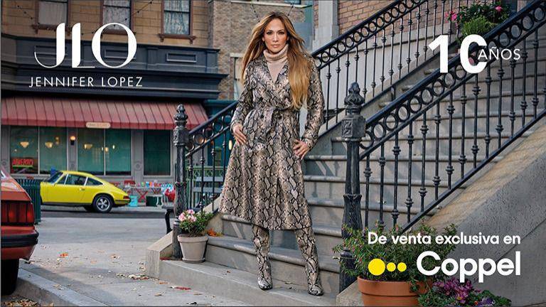 Coppel celebra 10 años con la marca Jennifer López, convirtiéndose en una de las líneas más vendidas.