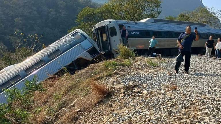 Descarrilamiento del Tren Interoceánico en Oaxaca en diciembre de 2025.